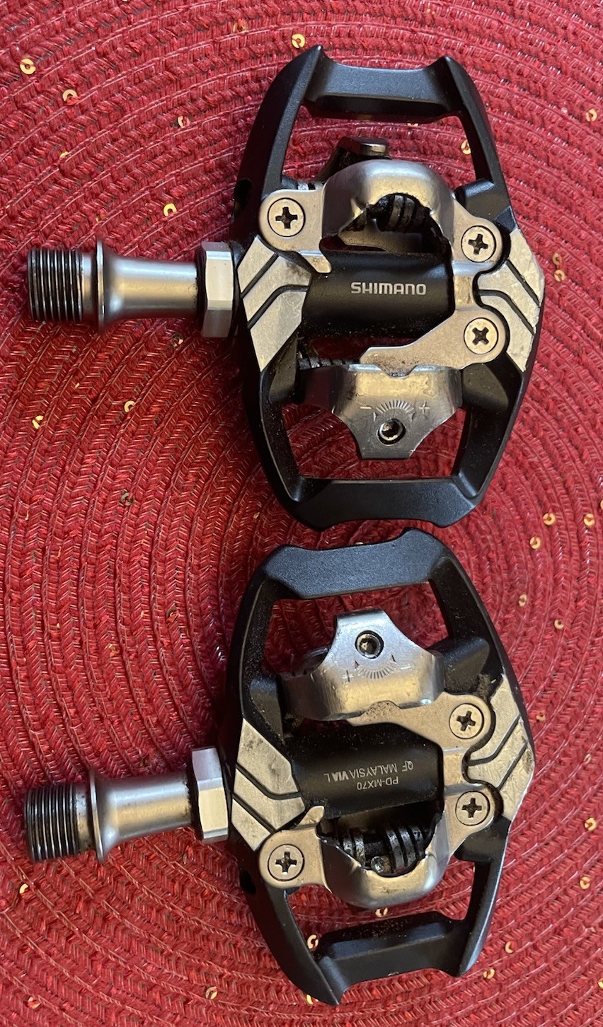Shimano DXR PD-MX70 Mountain Clipless Pedals. Great Condition And Low Miles.