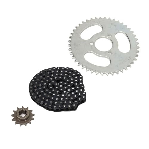 T8F 13T Front Sprocket Chain Kit,T8F Drive Sprocket Cog Gear Chain 116 Links