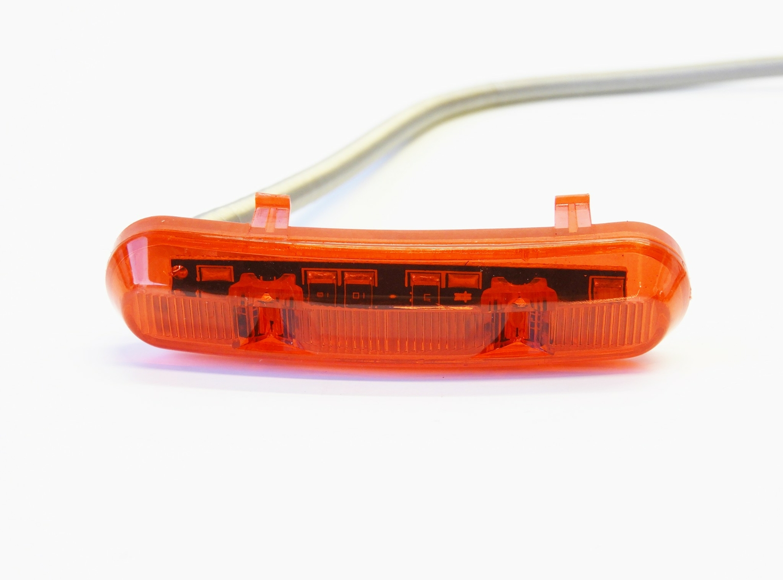 LED Brake Light w/ 3-Pin Connector for E-Bike, Curved Design for Electric Bike