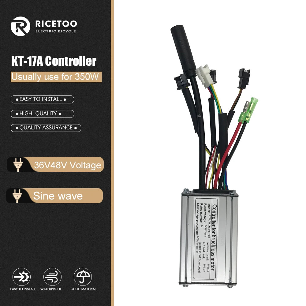 250W-3000W E-bike Controller 15A-50A Sinewave SquareWave Controller Motor