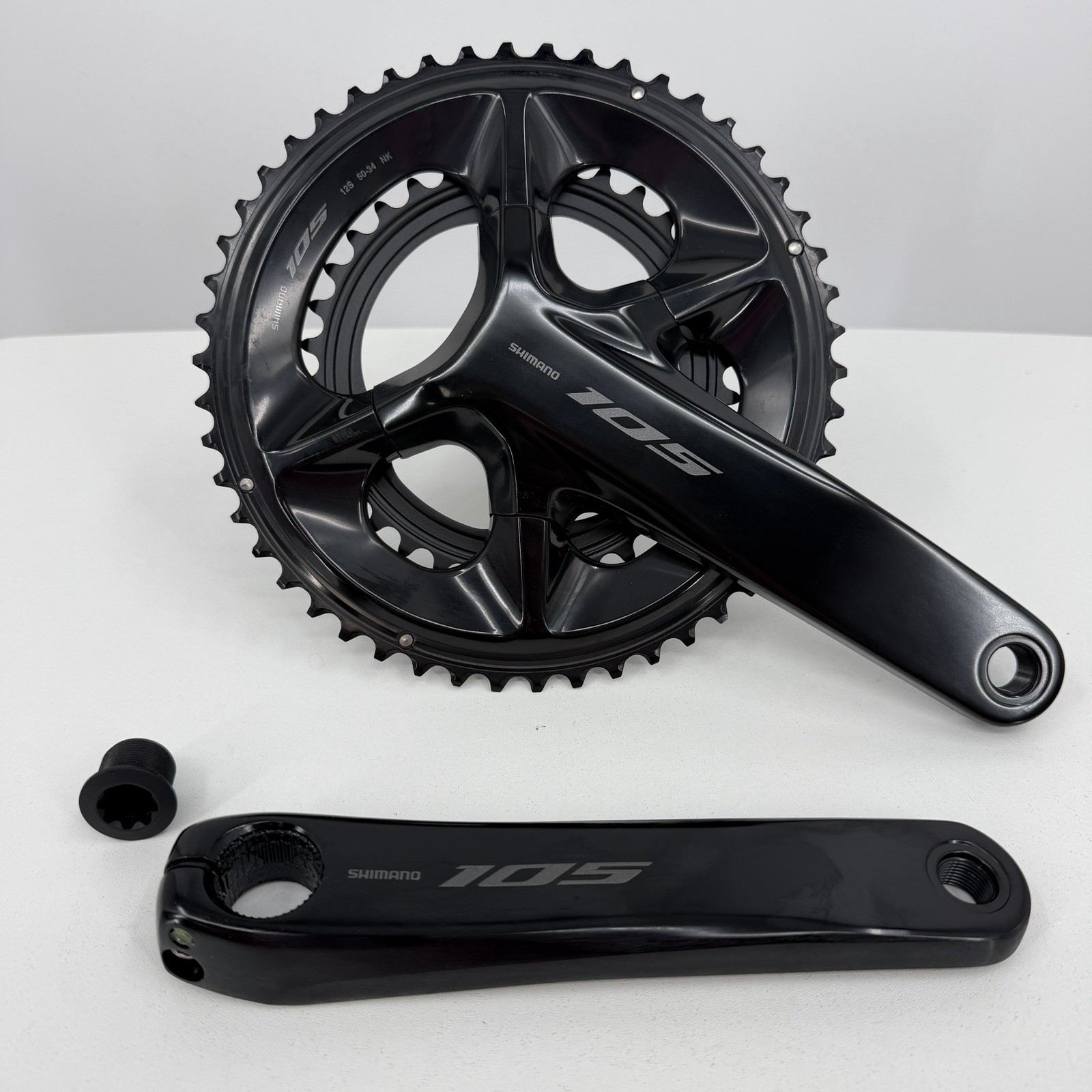 Shimano 105 FC-R7100 12-Speed Crankset 170mm 50-34T Black