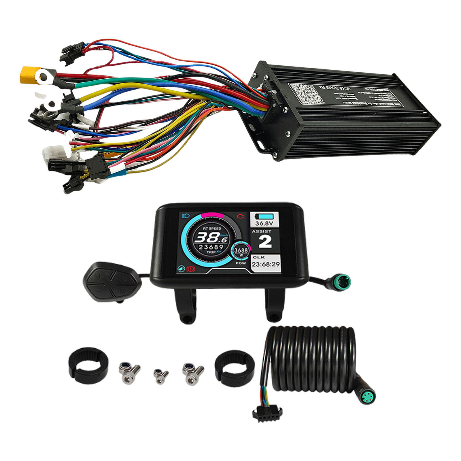 1500W-3000W 48V 52V 60V 72V 45A Sine Wave Controller with Colorful LCD Displayh1