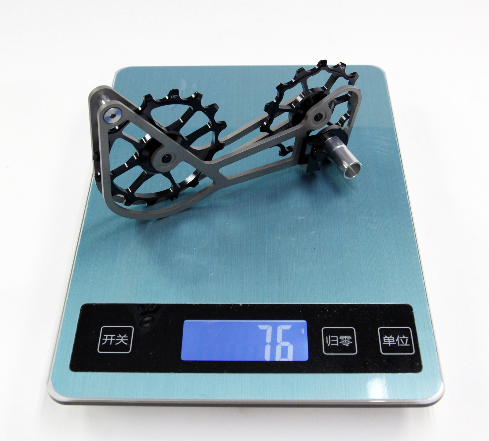 Swishti Road Bike Oversized Pulley Titanium Cage For Campy Campagnolo Black