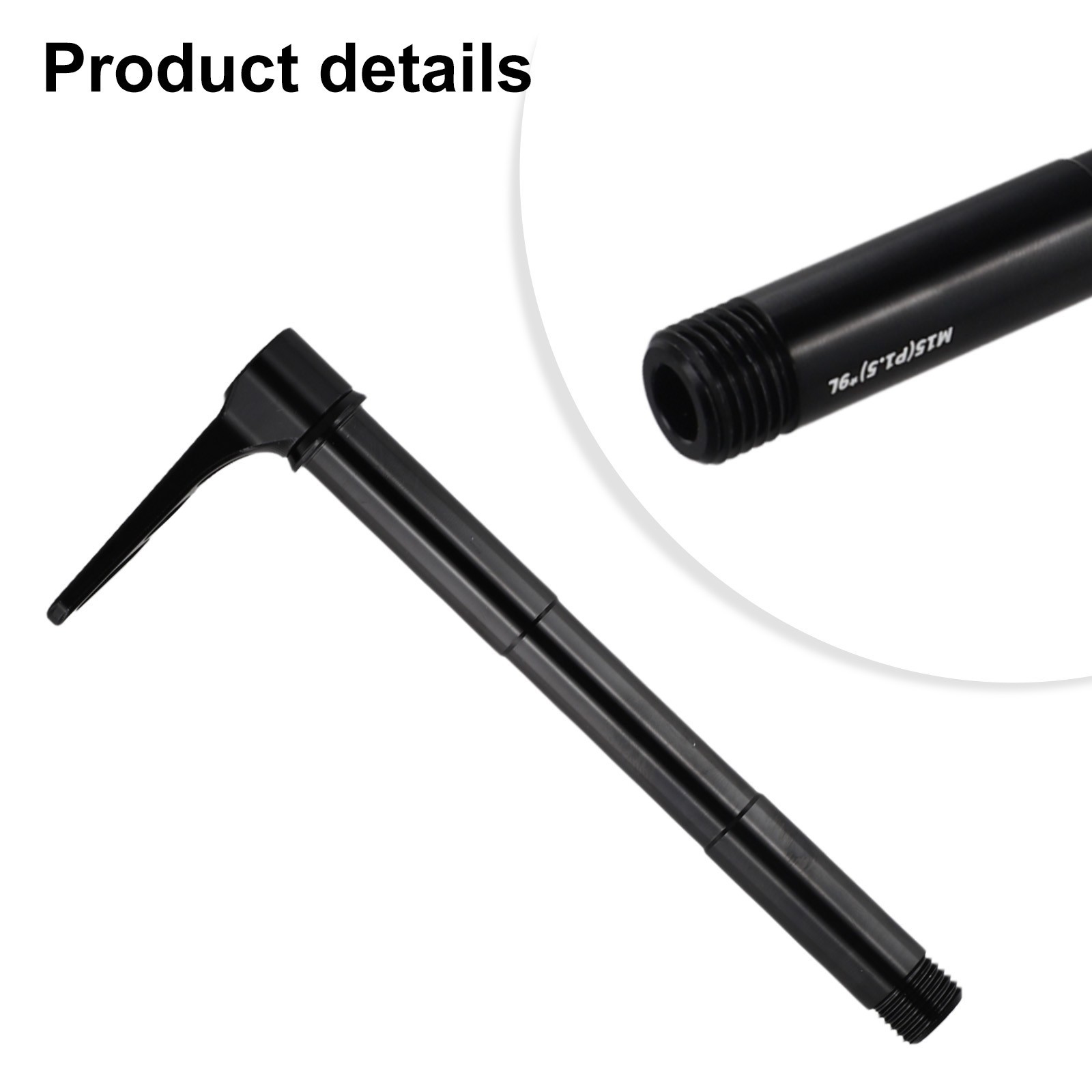 Bicycle Component Innovation Mountain Bike Through Axles in Black Color
