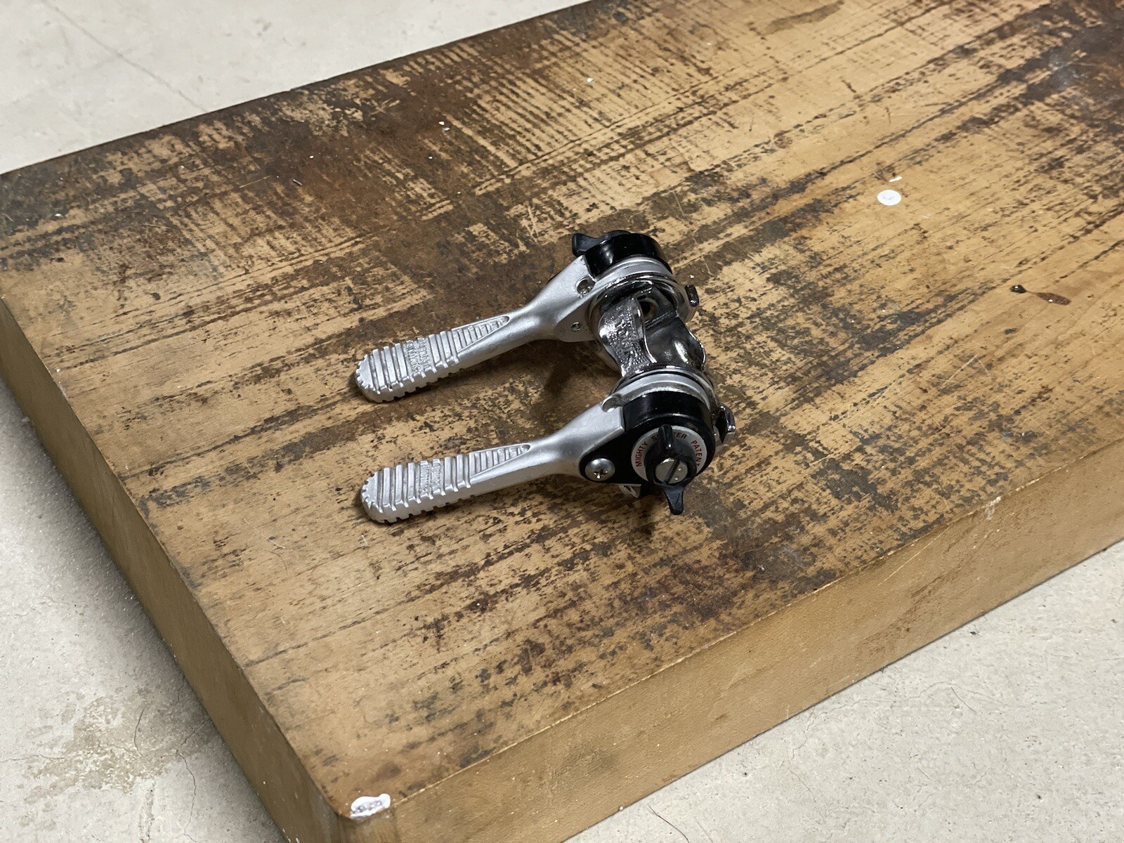 Vintage Suntour Mighty Power Shifters – Downtube Clamp – Ratcheting – Road Tour