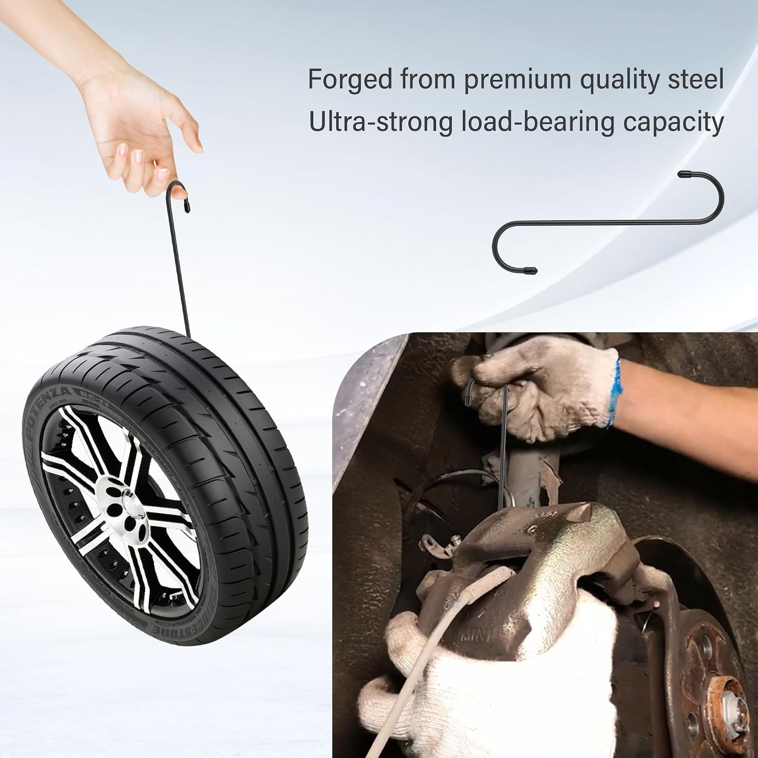 2PCS Brake Caliper Hangers,Brake Caliper Tool/Brake Caliper Compression Tool for