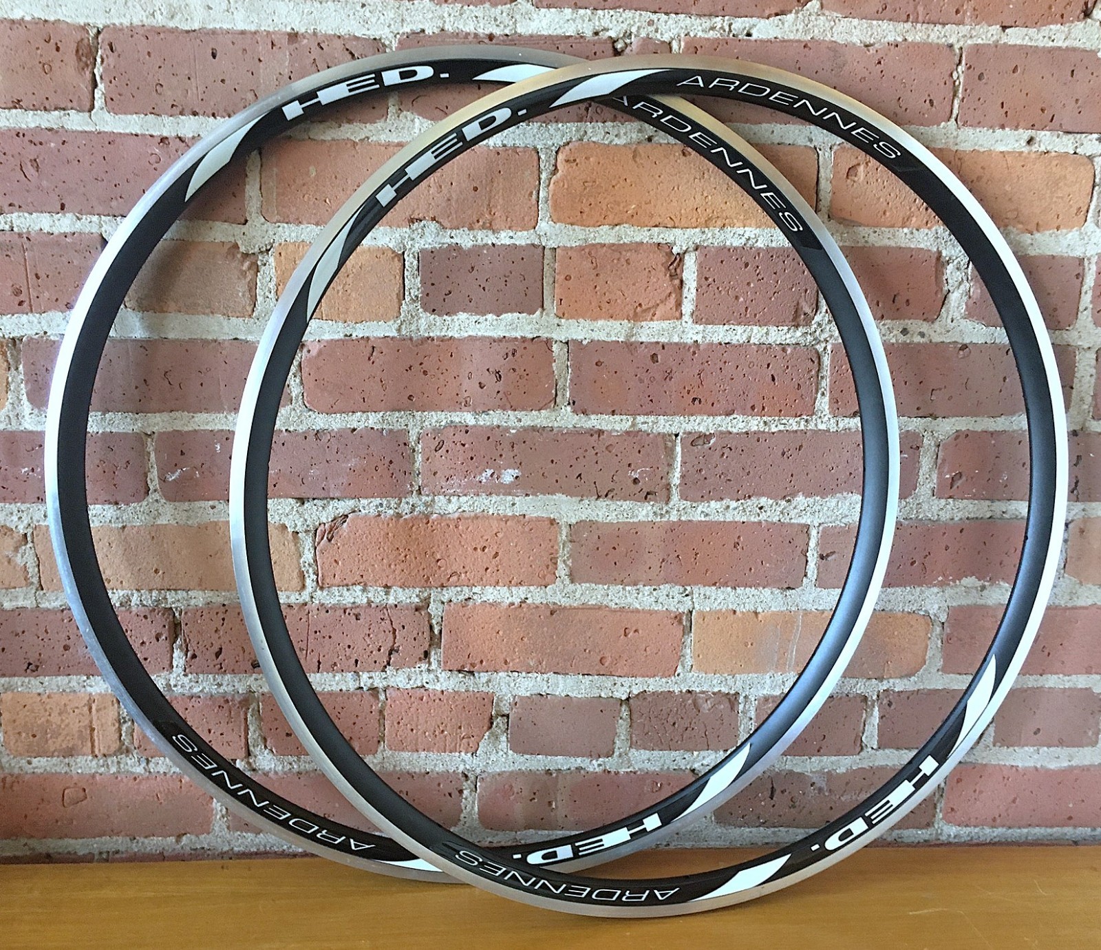 Hed Ardennes Bicycle Rim Pair 24/18 hole Rim Brake Clincher 23mm ca. 2010 New!