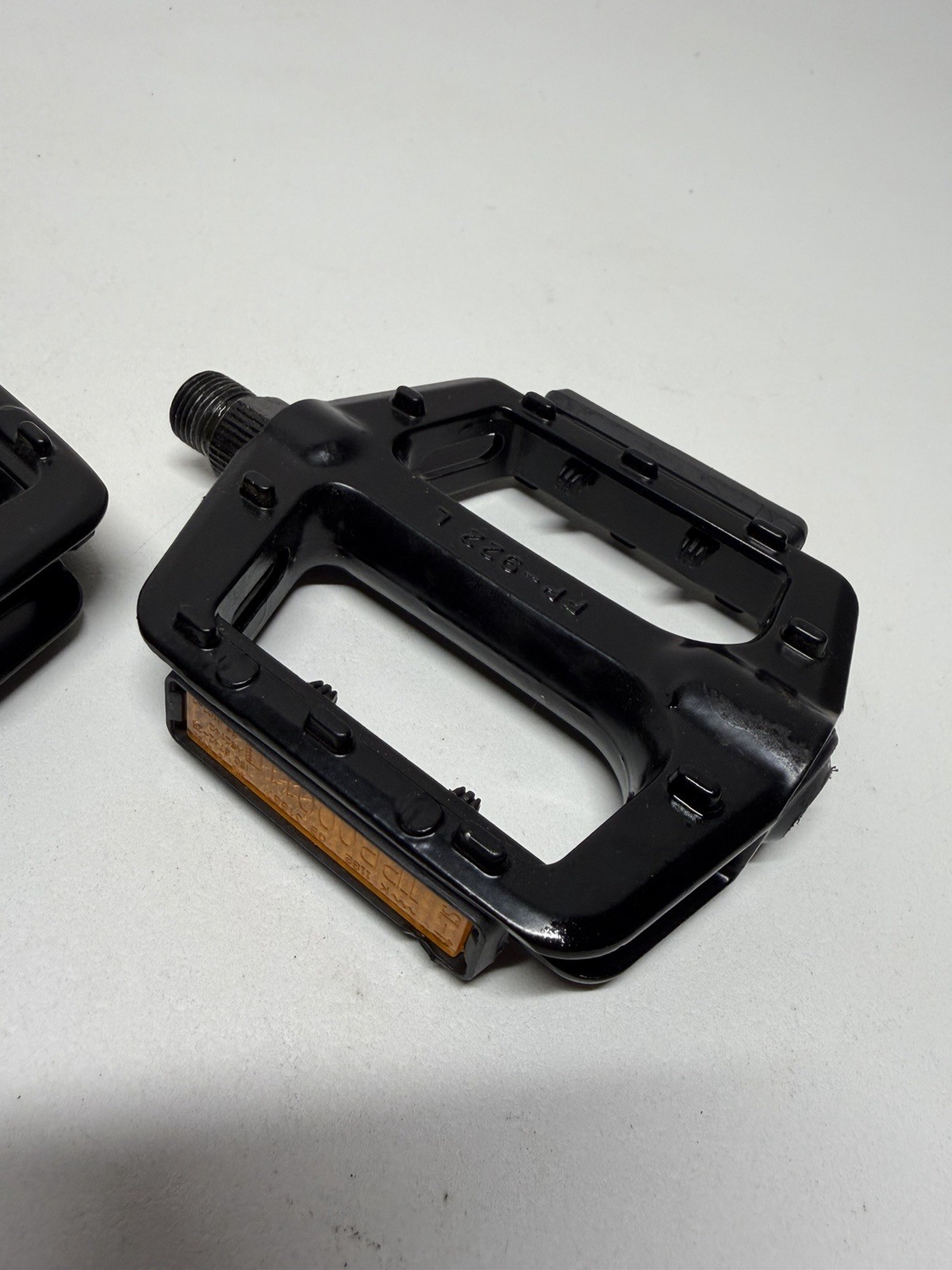 Set FP-922 1/2″ BMX Bike Bicycle Pedals Pair Left & Right Black W Reflectors