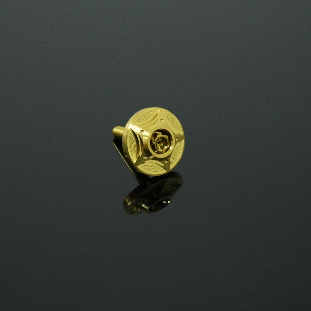 RTAMO Titanium Alloy Headset Top Cap 1-1/8″ w/ M6x35mm Bolt for MTB & Road Bike