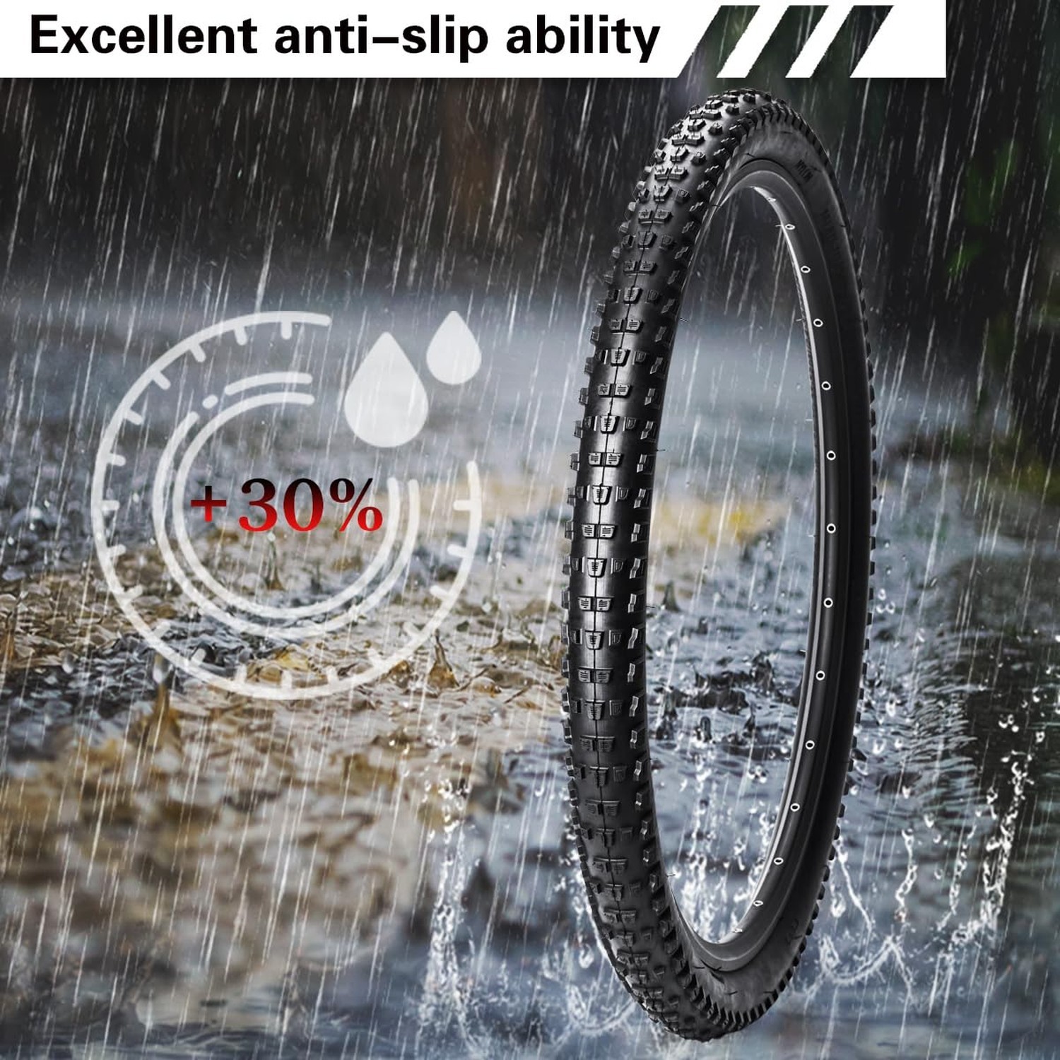 26/27.5/29×2.25 inch Bike Tires Pair Mountain Bike Tires Foldable Bicycle Tir…