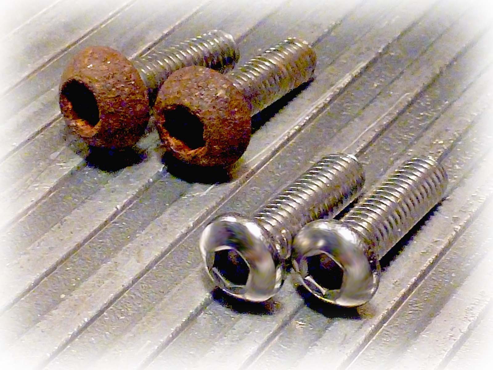 (2 Packs) Bicycle Brake Post Bolts or Screws for Cantilever V-Brakes Stainless