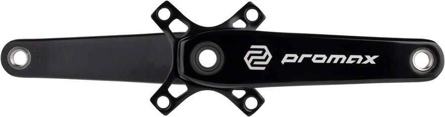 Promax HF-2 Crankset – 175mm, 24mm Spindle, 2-Piece, Black