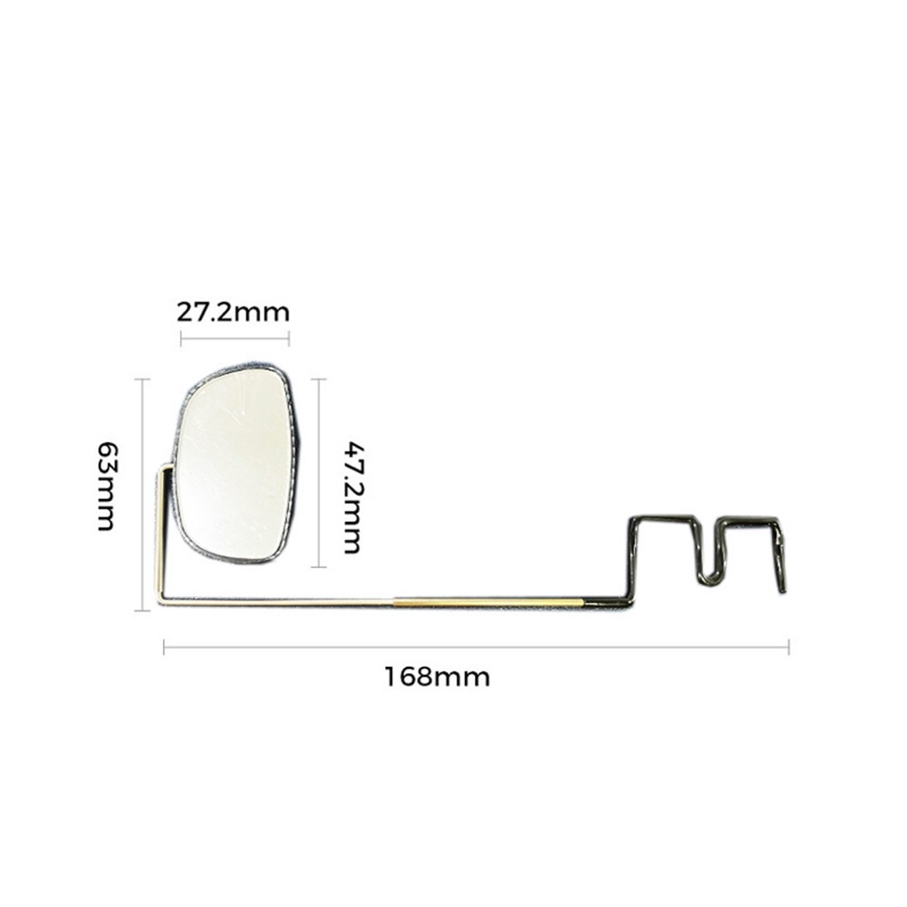 Mirror Bicycle Glass Bike View Rear Handlebar Cycling Rearview Eyeglass HD Lens