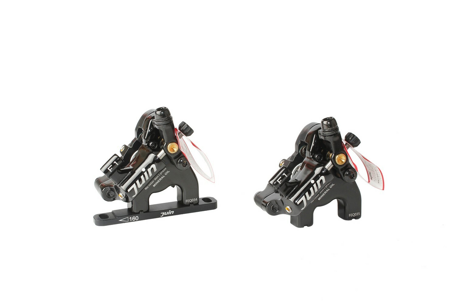 Juin Tech F1 Cyclocross Gravel eBike Bicycle Hydraulic Disc Brake Calipers Black