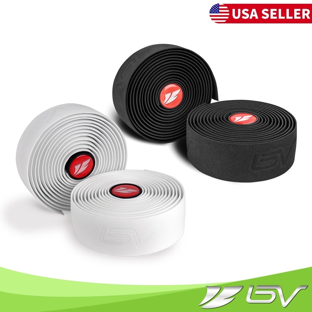 BV Road Bike Handlebar Tape Bicycle Bar Wraps EVA 3M Adhesive Non-Slip Soft