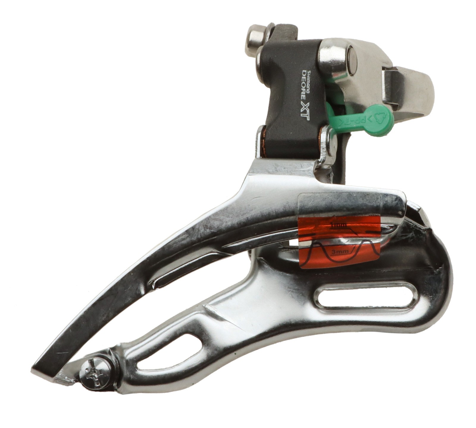 Shimano Deore XT FD-M737 Front Derailleur 3x8s Clamp-On 34.9mm B.Pull NOS NEW
