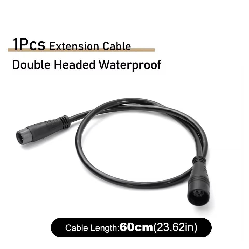 E-bike 12V-72V 1000W Hub Motor 9Pin Waterproof Extension Cable Conversion Line