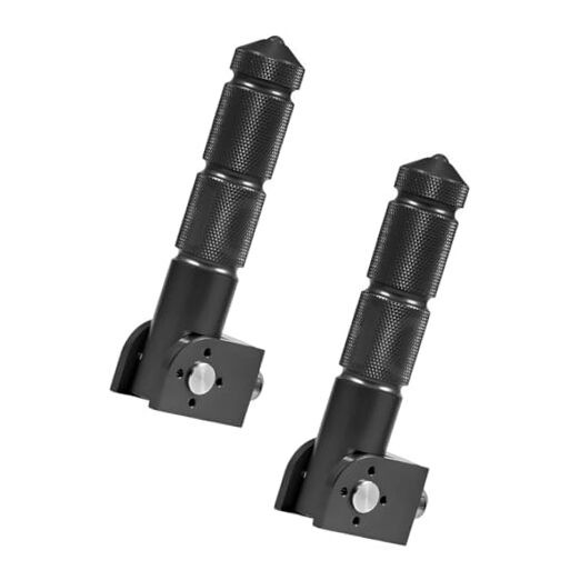 2PCS Motorcycle Foldable Foot Peg, 8mm 90 Degree Electric Bicycle Rear Footpeg