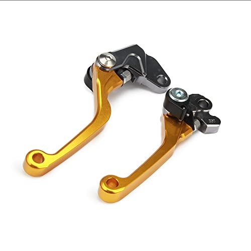 Dirt Bike Clutch Brake Lever for RM85 2005-2017, RM125/250 2004-2008, Gilt Gold