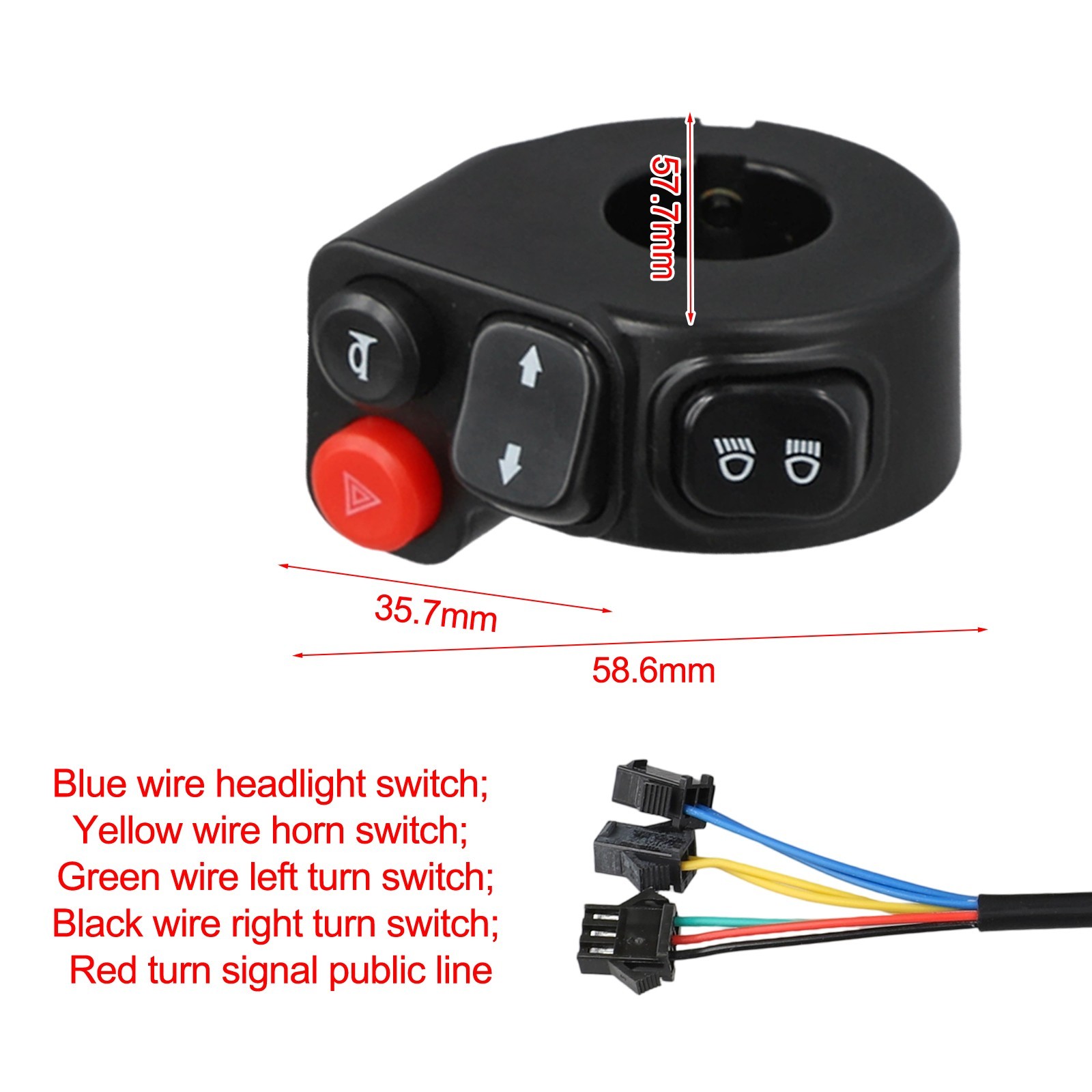 Scooter Electrical System Upgrade Efficient 4 in 1 Control Button Setup