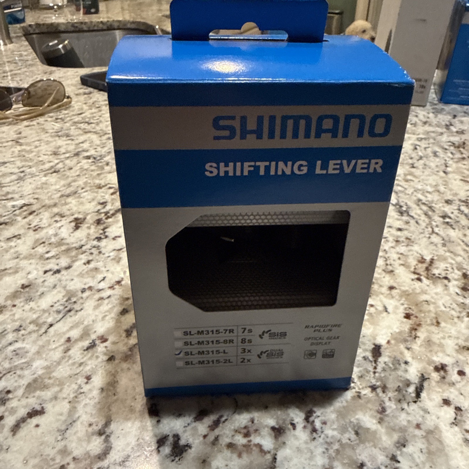 Shimano Altus SL-M315-L 3-Speed Optical Display Left Rapidfire Plus Shifter OPEN