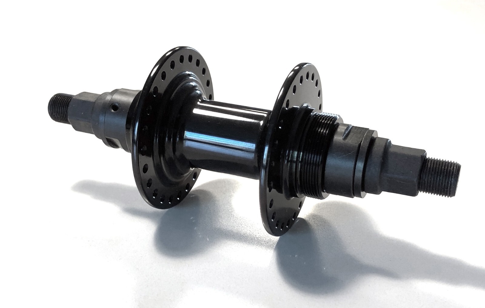 MANOWAR BMX Front and Rear Hubset 1S Freewheel 14mm Axle 48H Black Sealed NOS