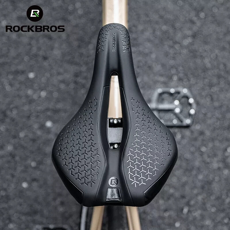 New ROCKBROS Saddle Breathable Hollow MTB Road Bike Lightweight Seat Cushion