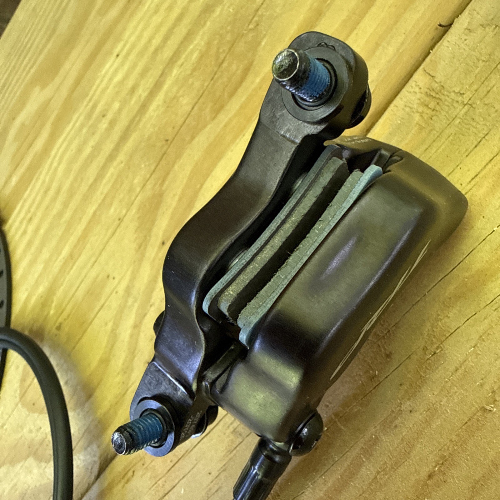 TRP Slate Evo Hydraulic Disc Brake (Front Left) — Post Mount with 203mm Rotor