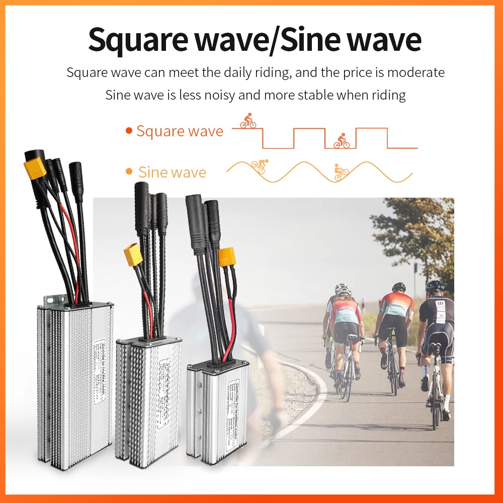 Electric Bicycle KT Controller 36V 48V Waterproof Brushless 250W 350W 500W 1000W