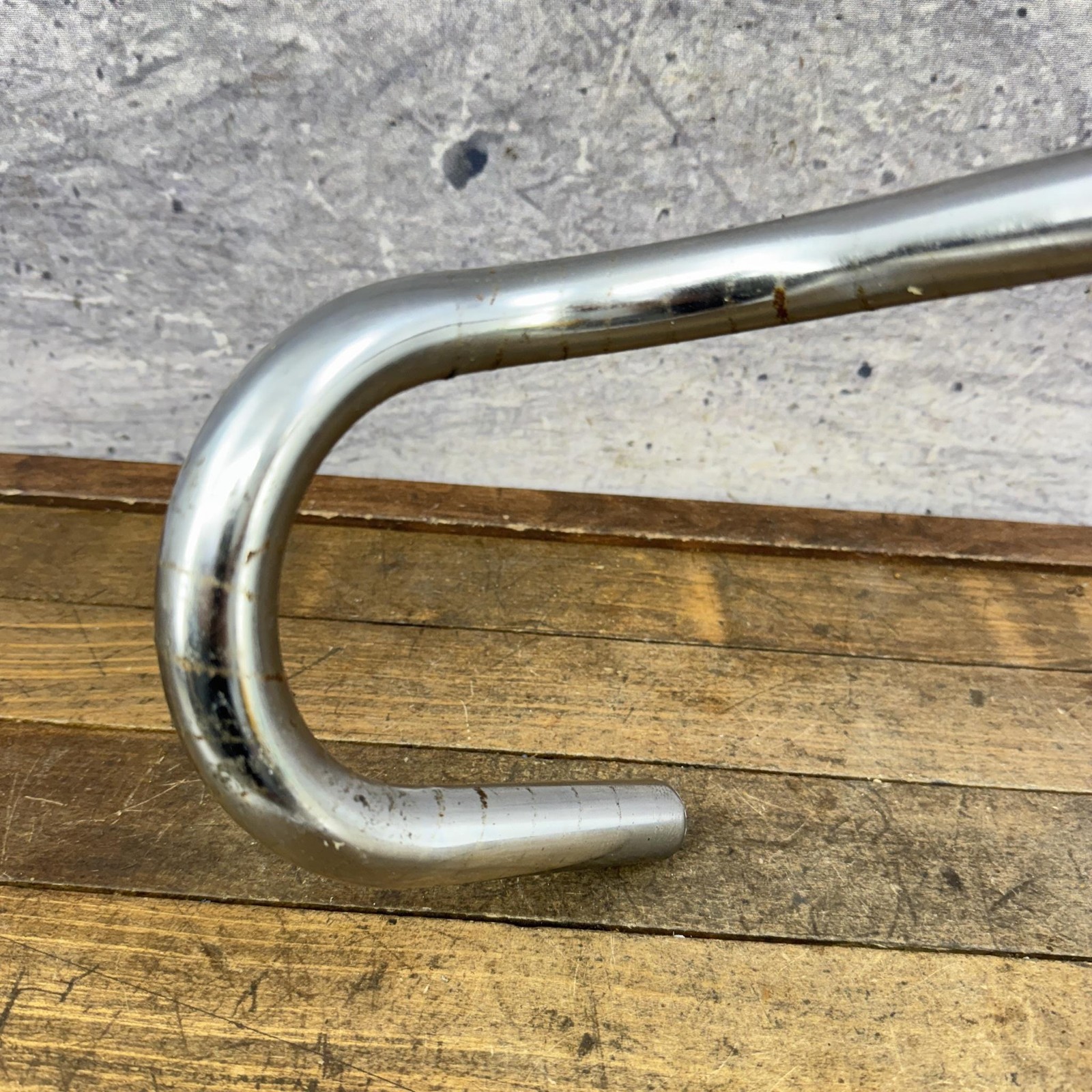 Vintage Nitto B111 Drop Handlebar 25.4 Clamp Fuji Steel Road Track Bar 80s 70s