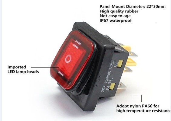 Juiced Scorpion bike dual battery ebike kit for extra SAFETY DPDT SWITCH XT60
