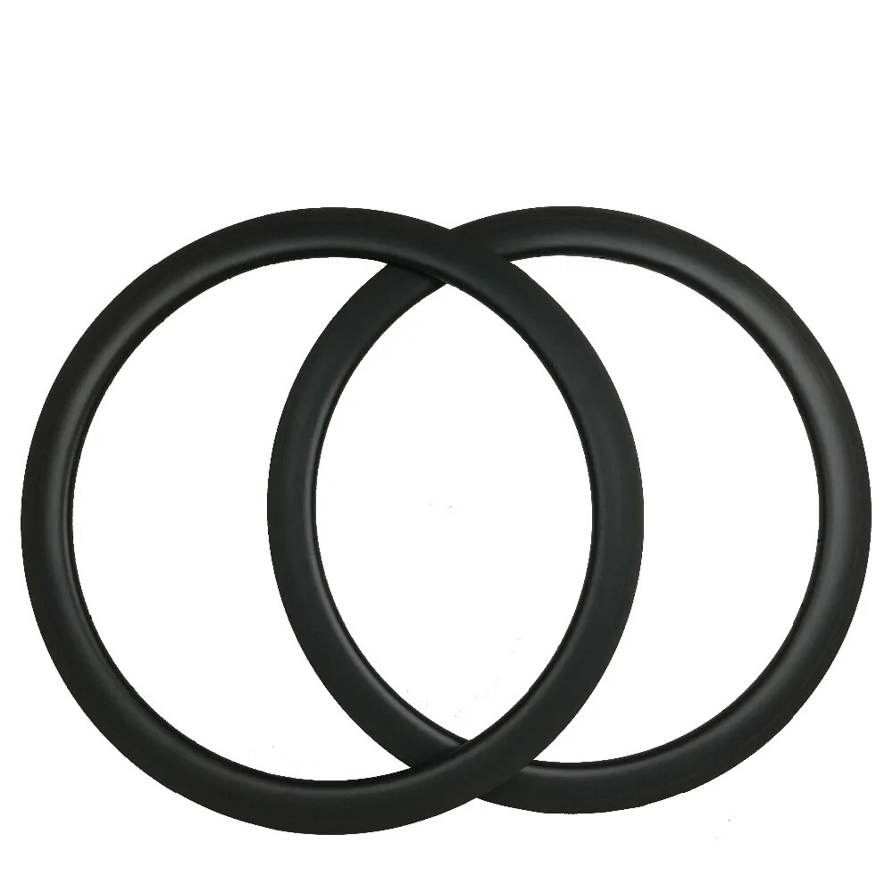 700C Tubeless Disc Brake Carbon Cyclocross Road Bicycle Rims Matte/Glossy Finish
