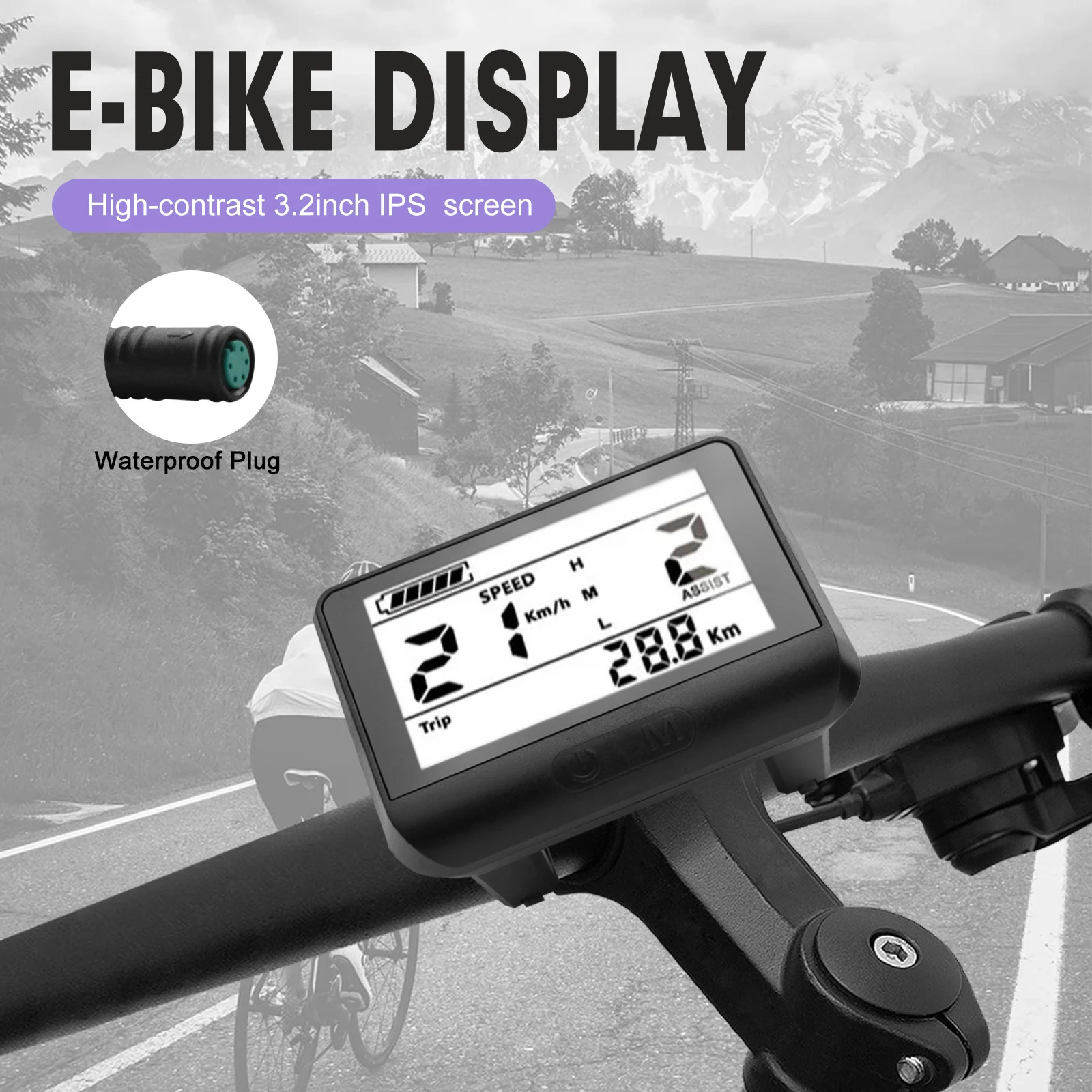 Electric Bicycle Display Waterproof for BBS02B BBS01B BBSHD BBS Mid Drive Motor