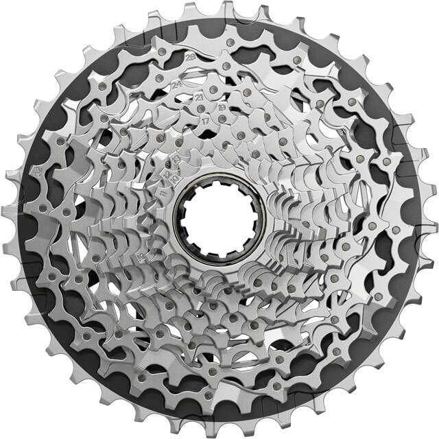 SRAM Force XG-1270 Cassette – 12-Speed, 10-36t, Silver, For XDR Driver Body, E1