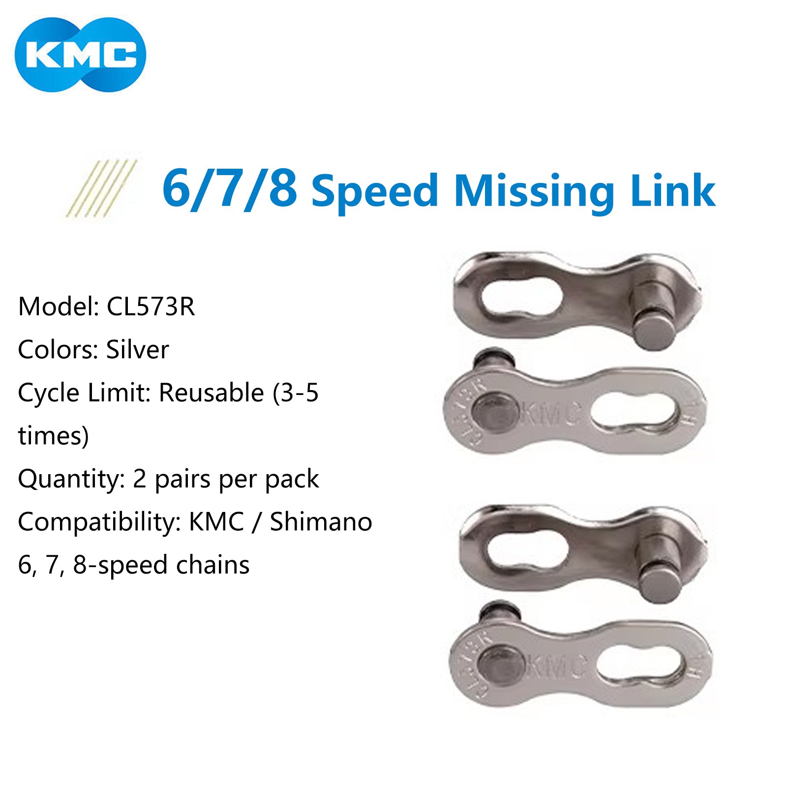 KMC Missing Link 6/7/8/9/10/11 12 Speed Bicycle Chain Link For KMC Shimano Chain