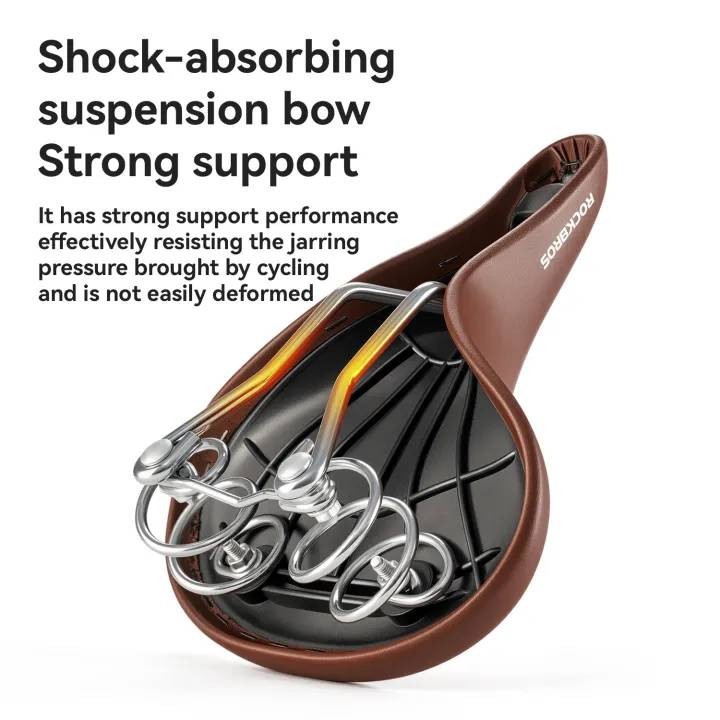 ROCKBROS 380026001 Retro Bicycle Saddle