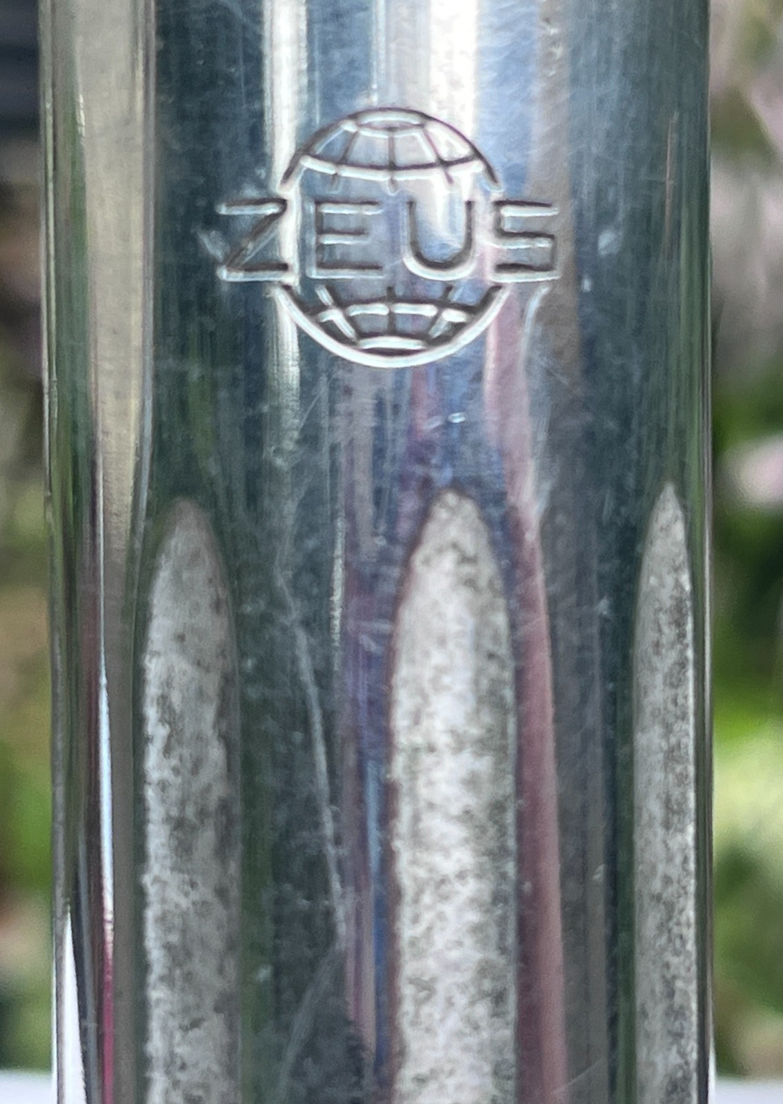 Vintage Zeus Seatpost 27.0 x 210 mm fluted alloy classic bicycle bike