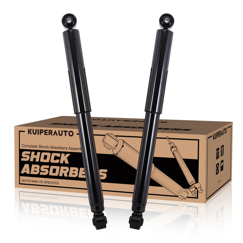 Kuiperauto Rear Shock Absorbers Pair Struts Coil Spring Assembly Compatible For
