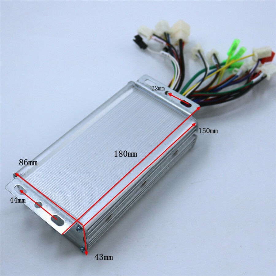 36V-48V Brushless Controller For E-bike Electric Bicycle 500W/600W BLDC Motor US
