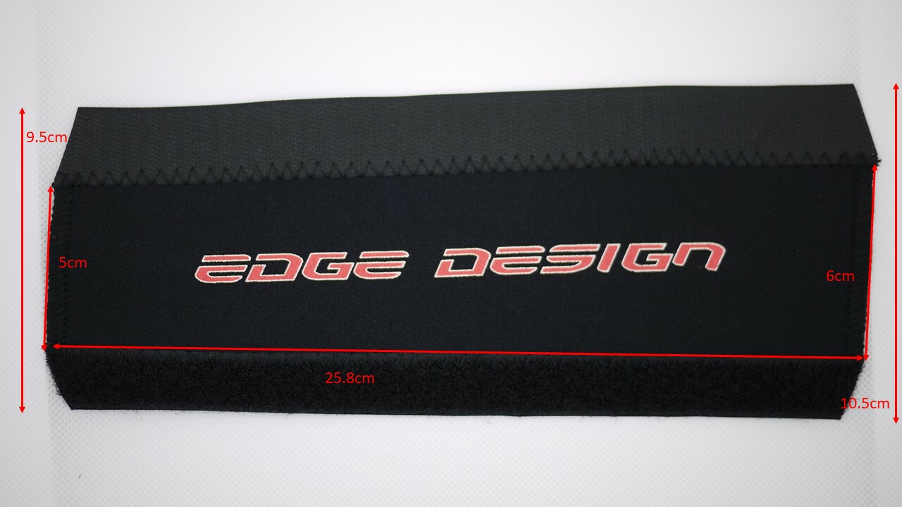 Edge-Design Neoprene Chainstay Protector – Black