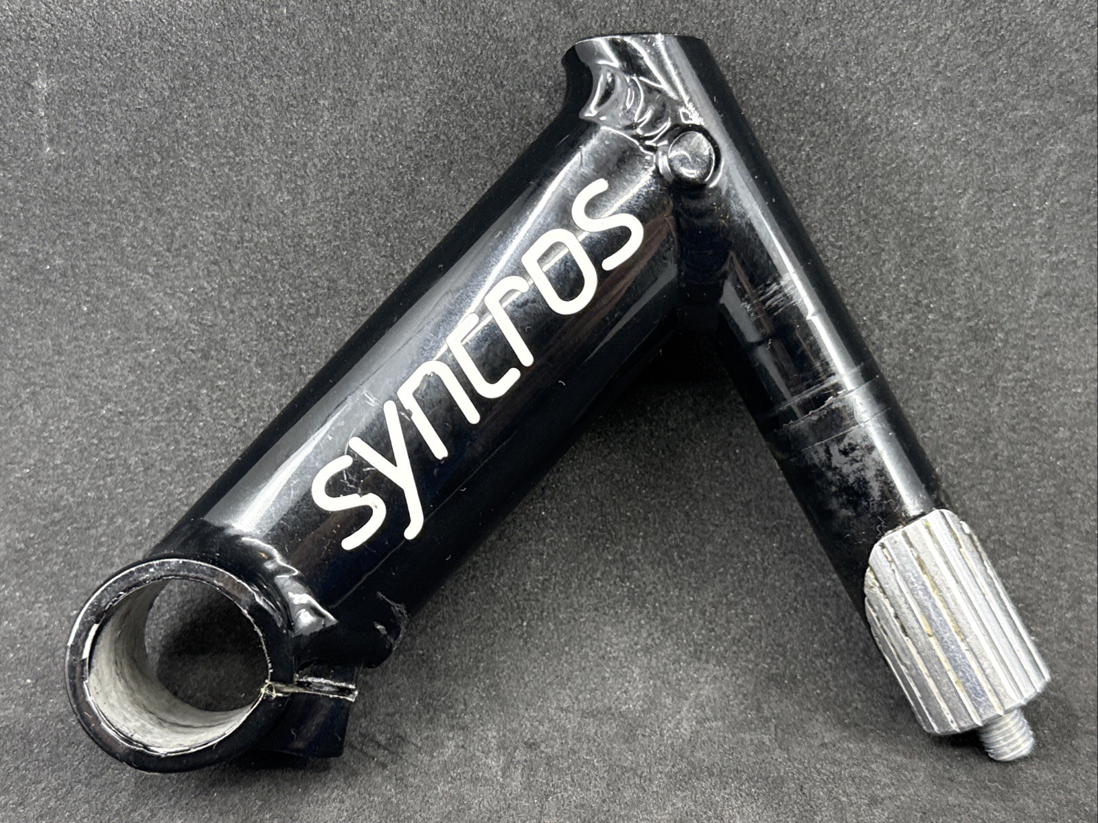 Vintage SYNCROS Black 115mm Length 26.0mm Clamp Alloy 22.2 Quill Road Stem