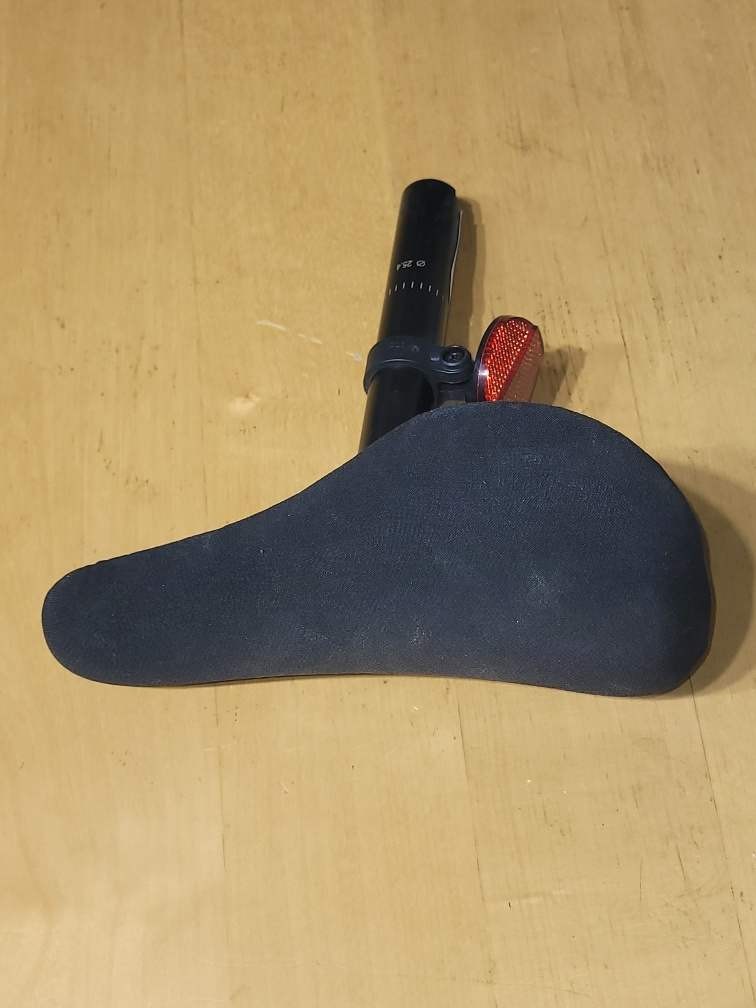 BMX Freestyle Saddle Seat with molded on pole 25.4mm