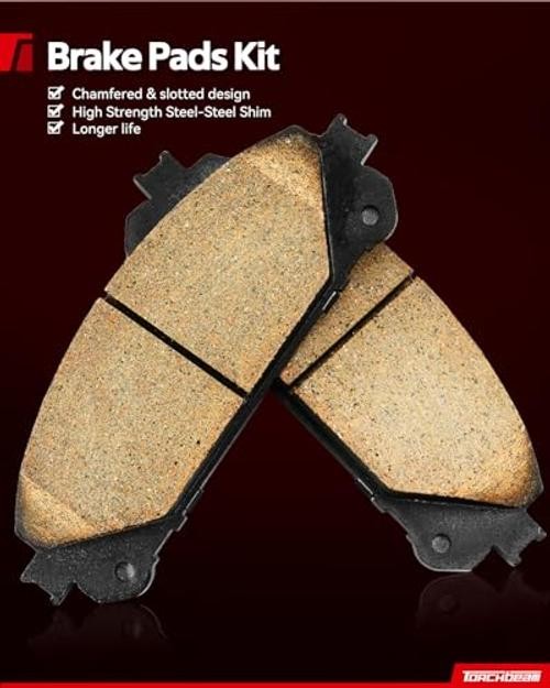 Front Brake Pads and Rotors Kit replacement for Front For: 2006 31311+D465A