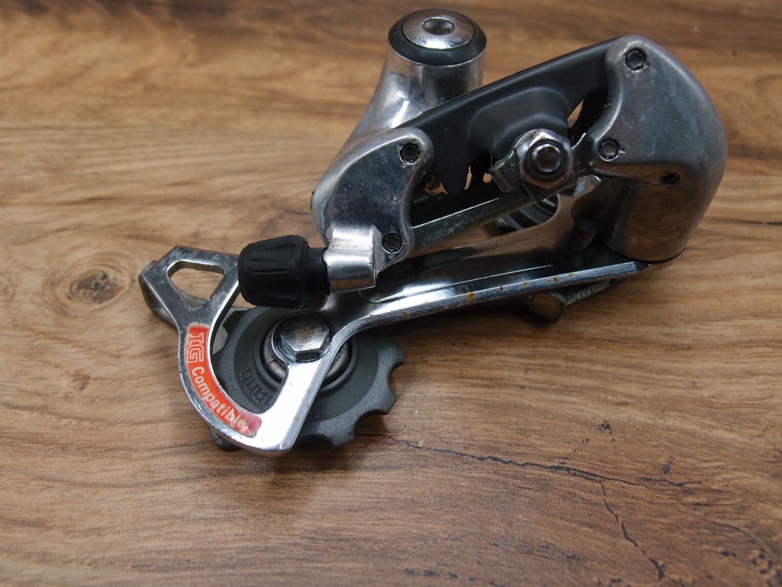 1994 rear derailleur Shimano Alivio RD-MC12 VIA Japan mid cage 7 speed