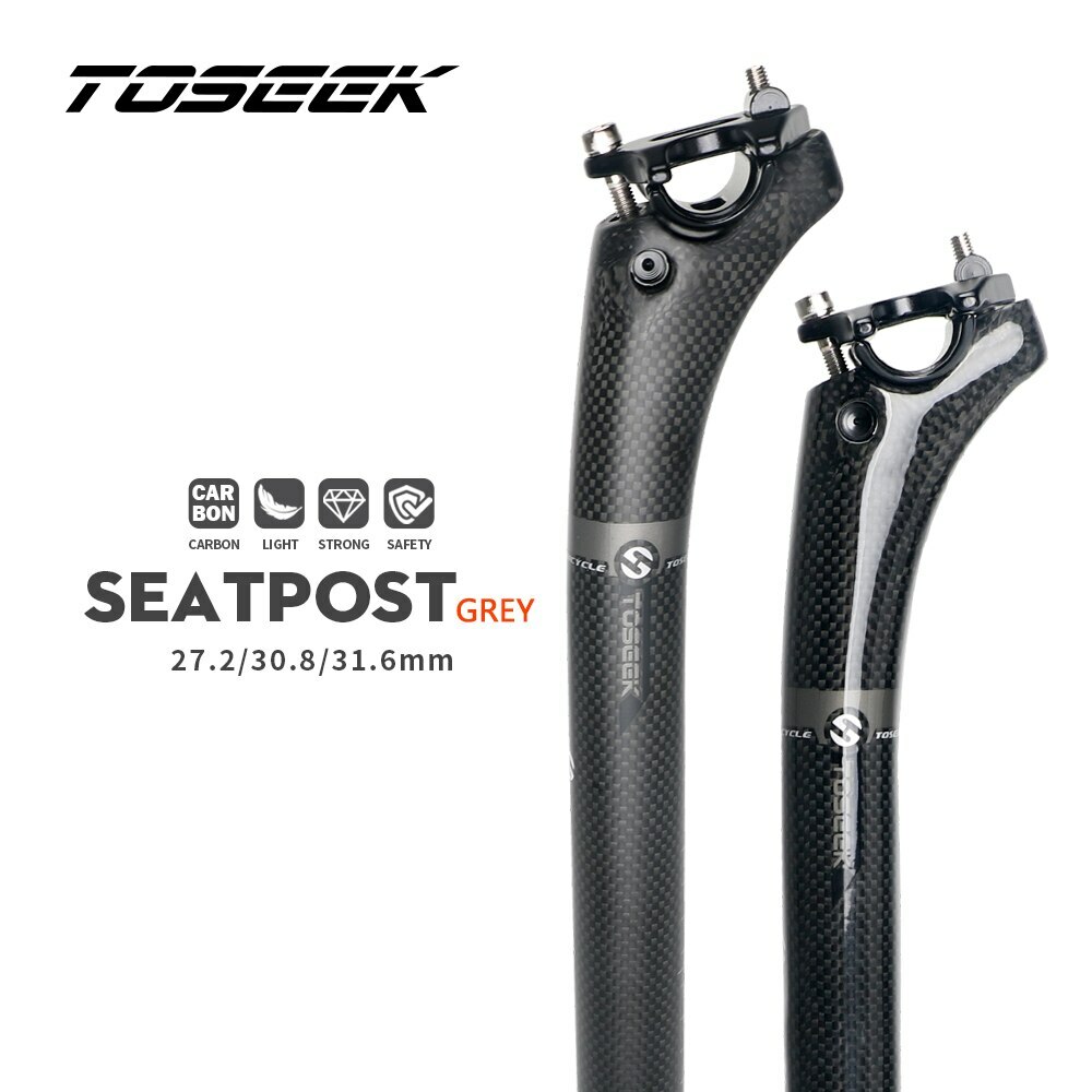 Carbon Seatpost Mtb Offset 20mm Retractable Seat Tube 27.2/30.8/31.6mm Seat Post