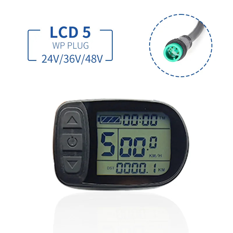 Electric Bicycle Display 24V 36V 48V 72V SM/Waterproof for Ebike Conversion Kit