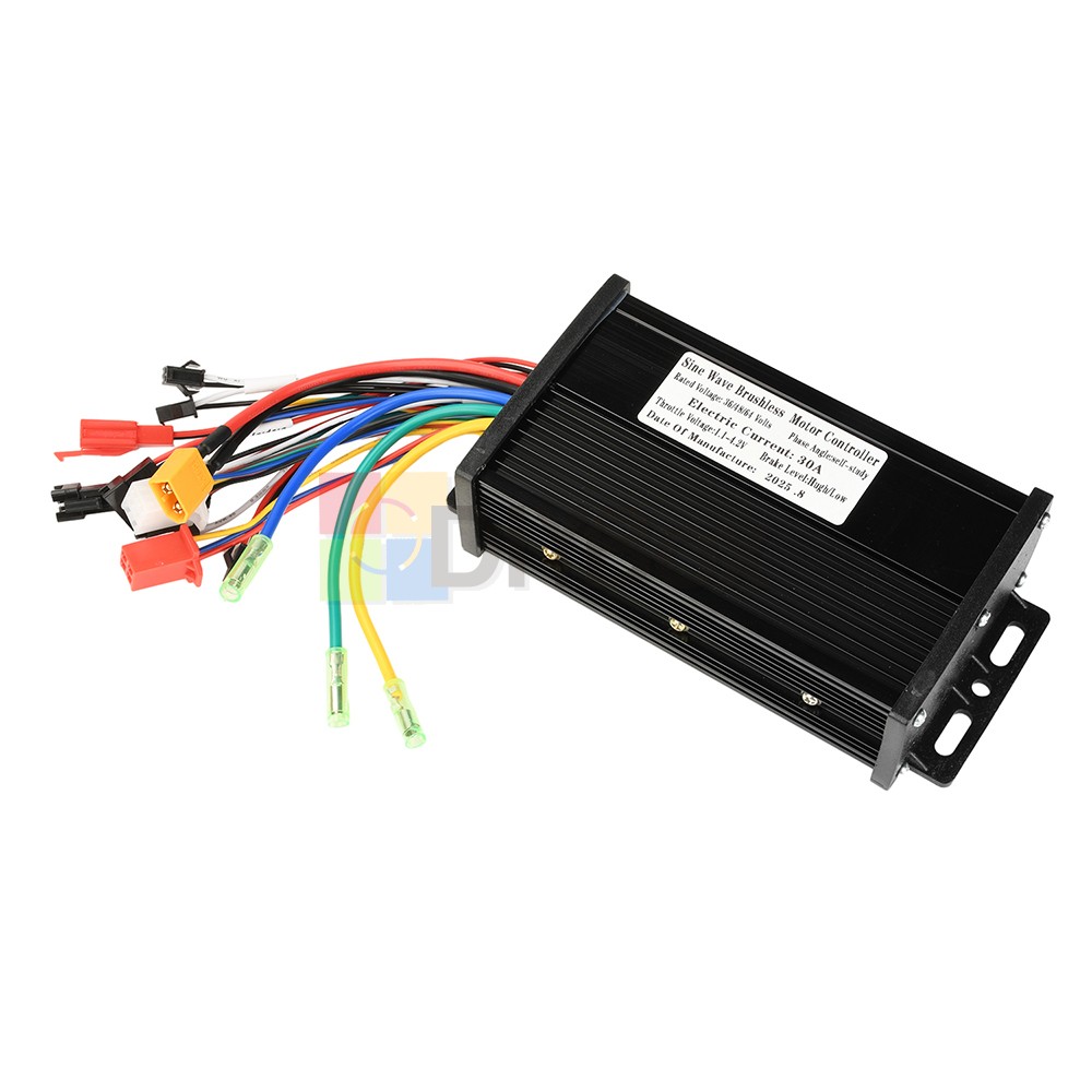 36V 48V 64V 40/30/20A Sine Wave Brushless Motor Controller for Electric Bicycle