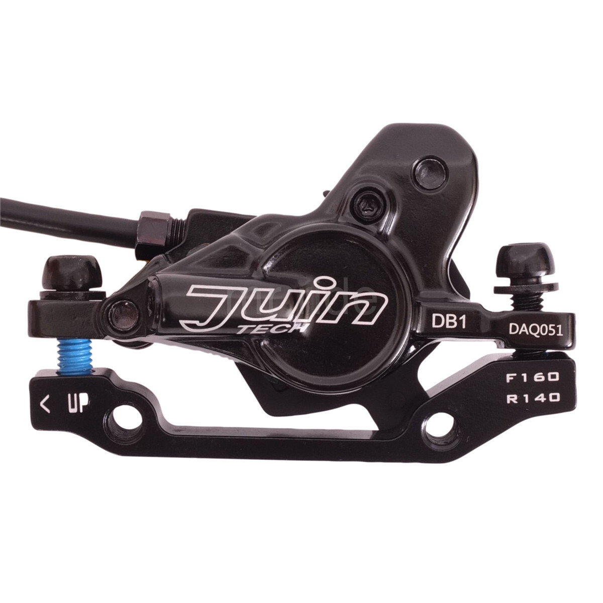 Black Juin Tech DB1 Hydraulic Disc Brake Set Front Rear MTB bike 160mm Rotors