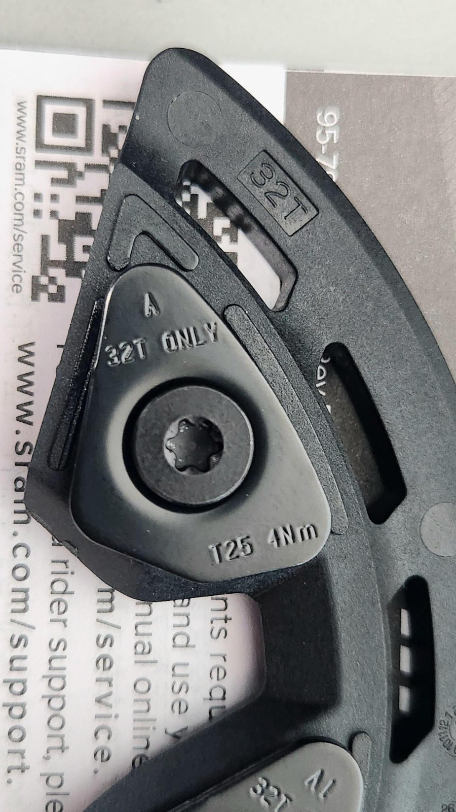 SRAM X0 & GX Eagle T-type Bash Guard – For 32T Chainrings – SELLING AS SINGLES