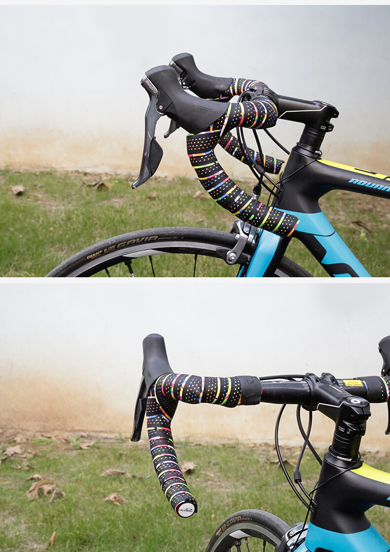 2 pcs Bike Handlebar Tapes Bicycle Wrap Bar Grips EVA Tape Road Bike Cycling